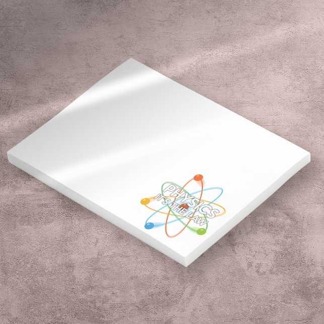 Post-it® PHYSIQUE C'EST LA LOI Drôle Citation scientifique (PHYSICS IT'S THE LAW Funny Science Quote Post-it Notes)