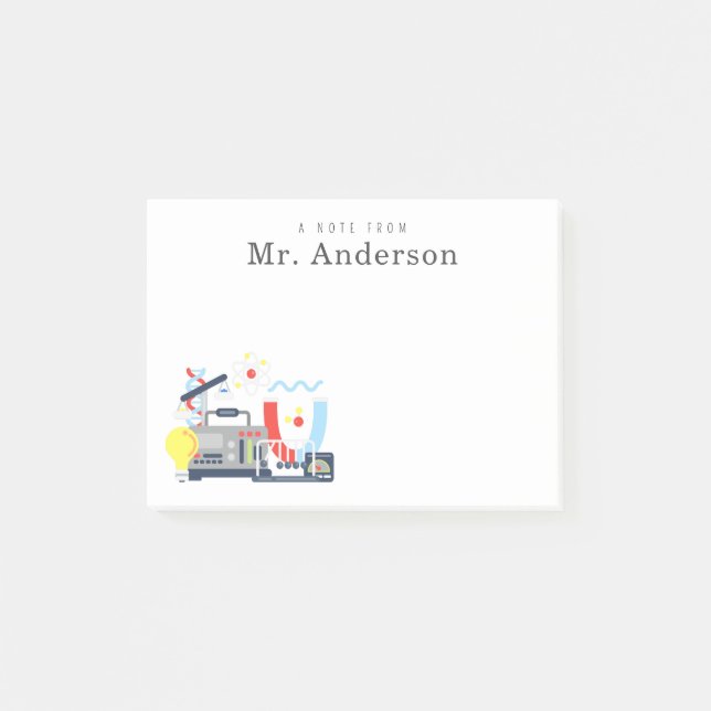 Post-it® Physique des enseignants en sciences (Devant)