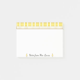 Post-it® Piano-clavier Gold Instrument de musique pour pian