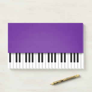 Post-it® Piano Keyboard Fun Purple Music