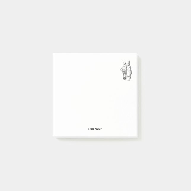 Post-it® Pieds de Ballerina à la pointe #1 (Devant)