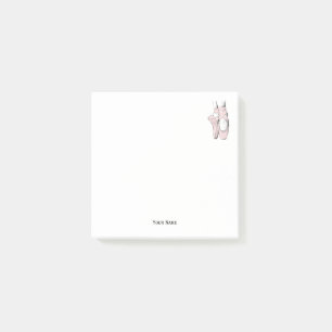 Post-it® Pieds de Ballerine sur Pointe #1 Rose Clair