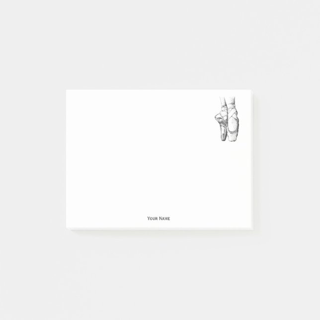 Post-it® Pieds de danseuse sur pointe #1 (Devant)