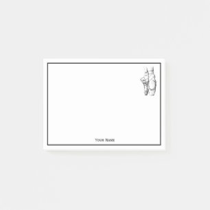 Post-it® Pieds de danseuse sur pointes #1