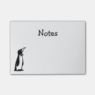 Post-it® Pingouin blanc noir personnalisé