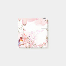 Pink Cherry Blossom Post Notes