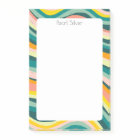 Pink Green CUSTOM Chic Monogramme Personnalisé