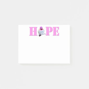 Post-it® Pink HOPE Hummingbird Photo 4x3 Notes