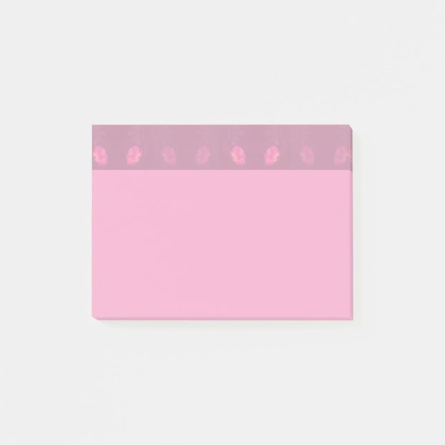 Post-it® Pink Roses Pattern Header (Devant)