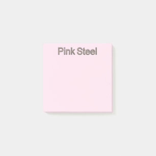 Post-it® Pink Steel Notes pink