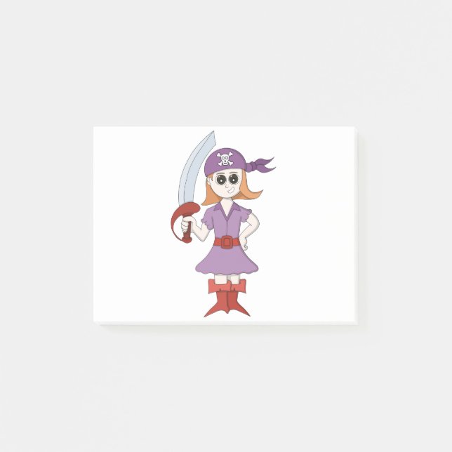 Post-it® Pirate Girl (Devant)