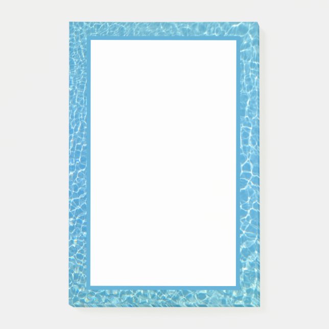 Post-it® Piscine Cool Eau bleue Imprimer (Devant)