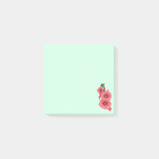 Post-it® Pixelated Pink Hollyhock Flower