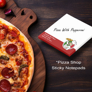 Post-it® Pizza Restaurant Thème Sticky Notepads