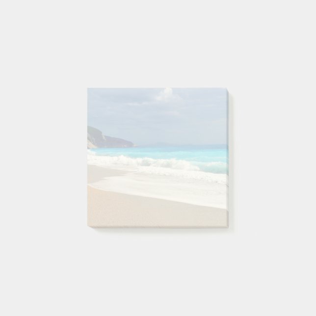Post-it® Plage bleu turquoise (Devant)