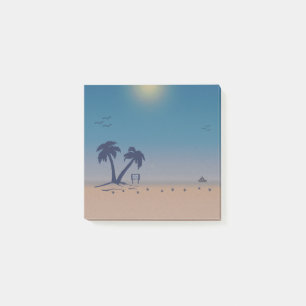 Post-it® Plage de Palm Trees