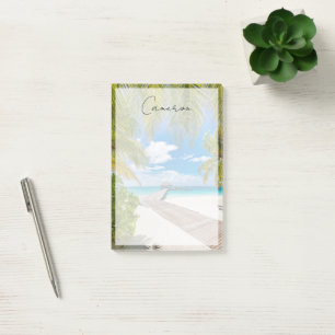 Post-it® Plages tropicales Jetty en bois des Maldives