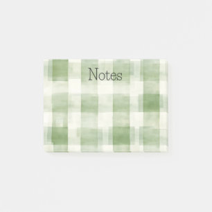 Post-it® Plaid à la crème verte de la ferme