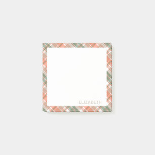 Post-it® Plaid couleur automne