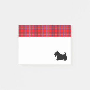 Post-it® Plaid Scottish Terrier Scotty Post It Notes Cadeau