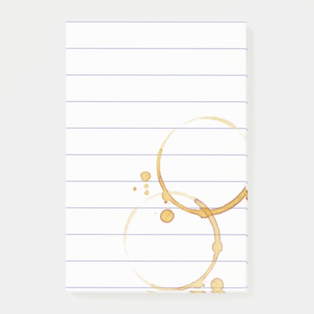 Post-it® Plaisanterie à base de café (Devant)