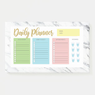 Post-it® Plan quotidien Marble