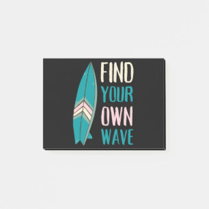 Post-it® Planche de surf Trouvez votre propre vague de surf