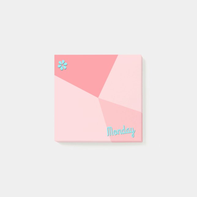 Post-it® Planificateur de blocs de couleurs rétrospectif (Devant)