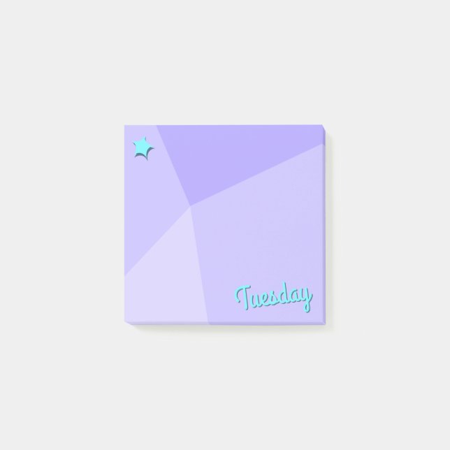 Post-it® Planificateur de blocs de couleurs rétrospectif (Devant)