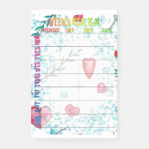 Post-it® Planificateur de repas hebdomadaire