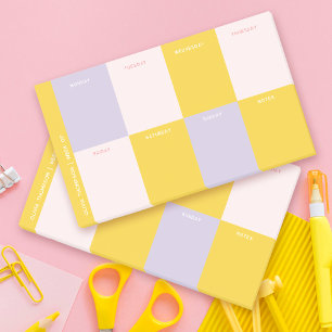 Post-it® Planificateur hebdomadaire de l'école Cute