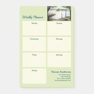 Post-it® Planificateur hebdomadaire Derwentwater Lake Distr