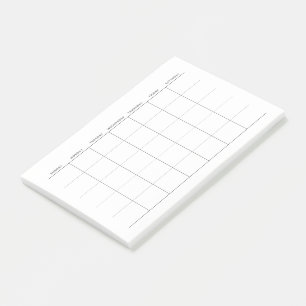 Post-it® Planificateur mensuel minimaliste simple