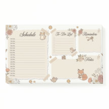 Planificateur quotidien animalier et floral fantai