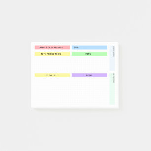 Post-it® Planificateur quotidien coloré