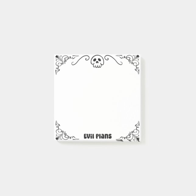 Post-it® Plans malveillants (Devant)