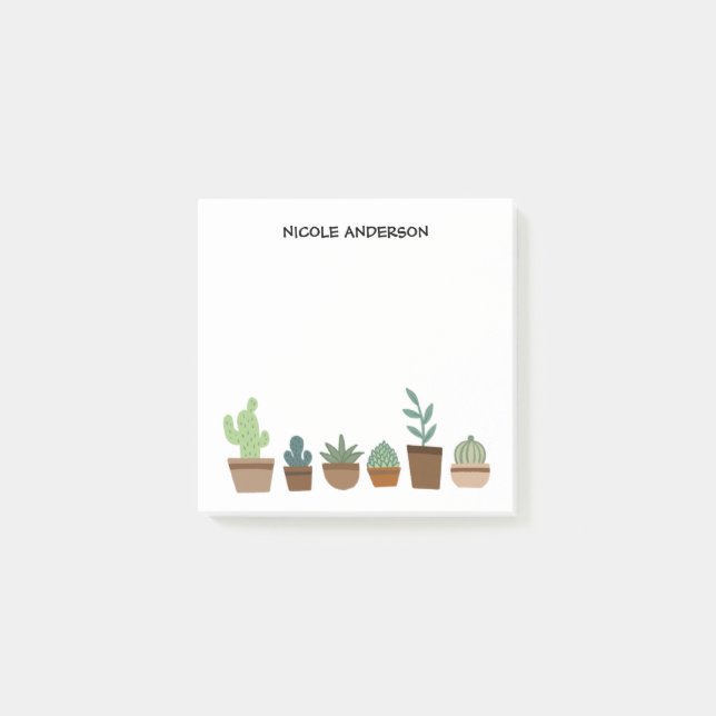 Post-it® Plante mignons et succulents (Devant)