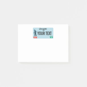 Post-it® Plaque de licence Oregon Sasquatch