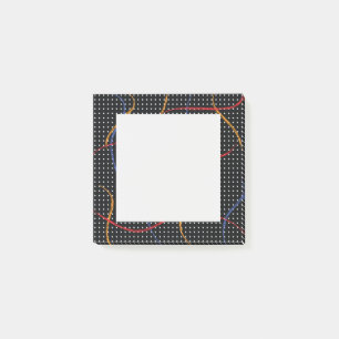 Post-it® Plaque et points de peinture rétro