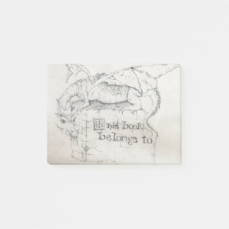 Post-it® Plaque-livre de dragon