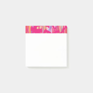 Post-it® Plaques de notes blanches d'art rose chaud