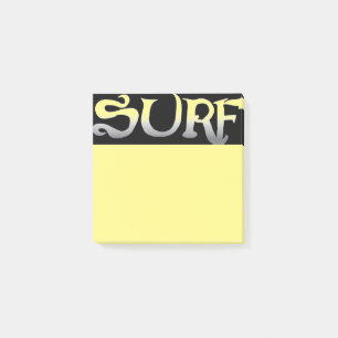 Post-it® Plaquettes de notes jaune surf