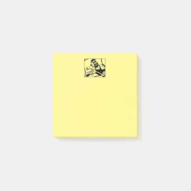 Post-it® Plaquettes de notes jaunes (Devant)