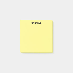 Post-it® Plaquettes de notes jaunes en noir zen