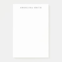 Plat minimaliste moderne Simple Noir Blanc