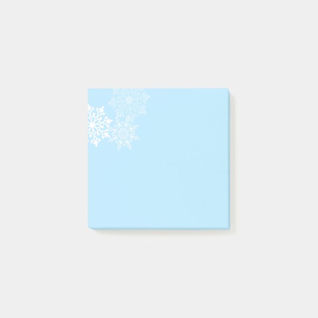Post-it® Pneus après-le-Notes-Snowflakes (Devant)