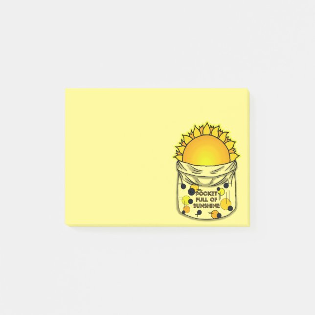 Post-it® Poche pleine de soleil (Devant)