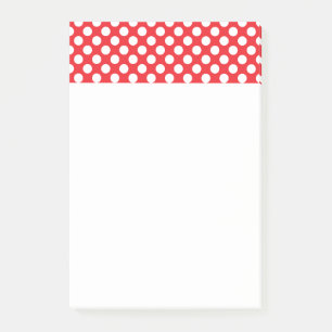 Post-it® Pointe blanc et rouge