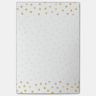 Post-it® Points élégants de confettis de feuille d'or