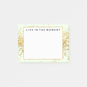 Post-it® Points en bon état de confettis d'or